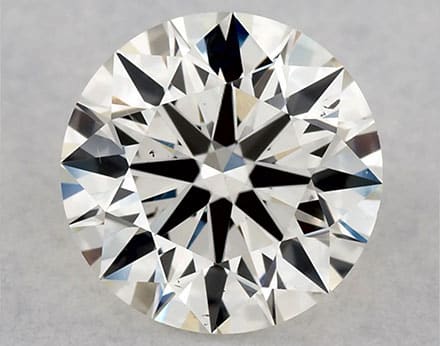 0.90 CARAT J-SI1 EXCELLENT CUT ROUND DIAMOND