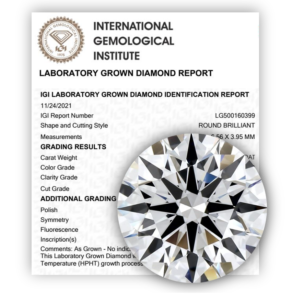 IGI vs GIA lab diamond certificate