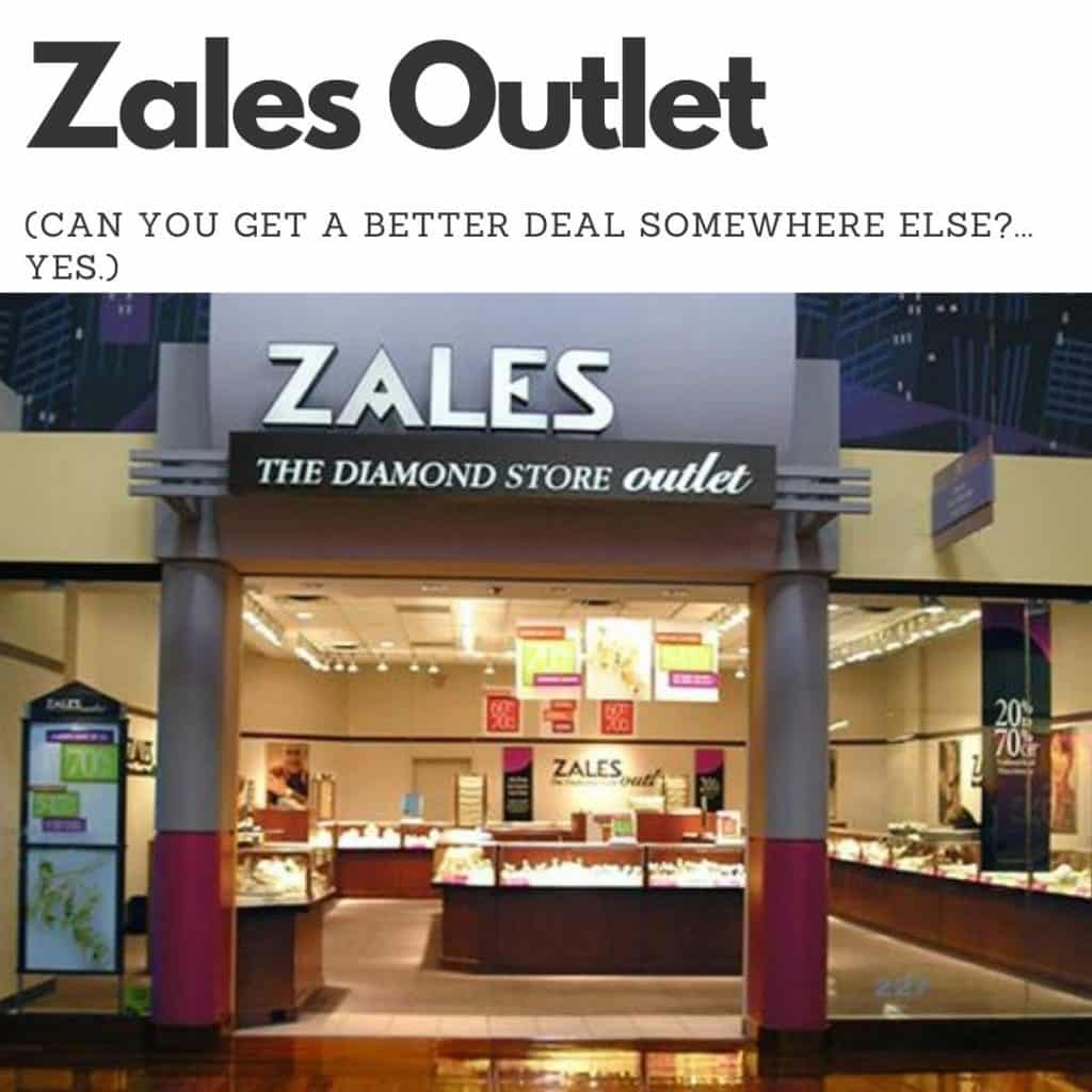 Zales outlet front store
