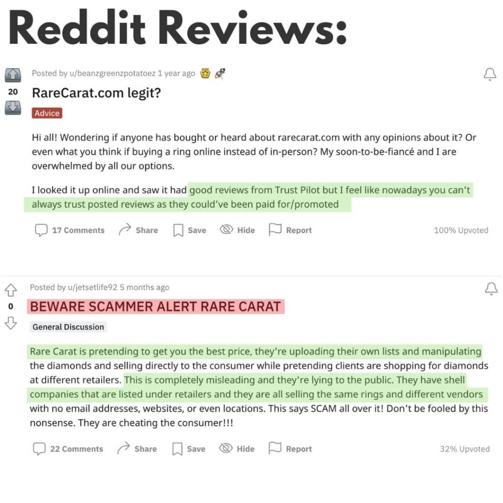 Rare carat reddit reviews