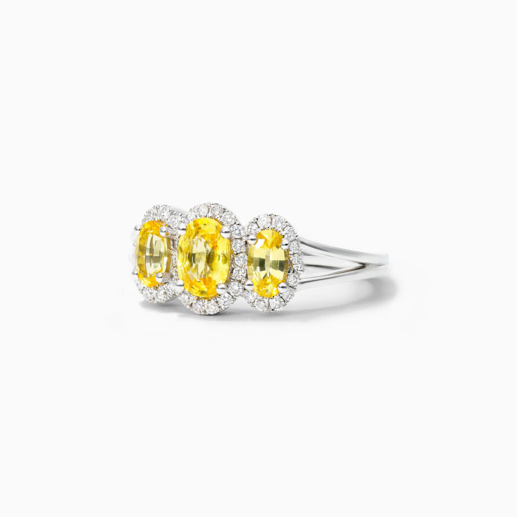 yellow stone ring
