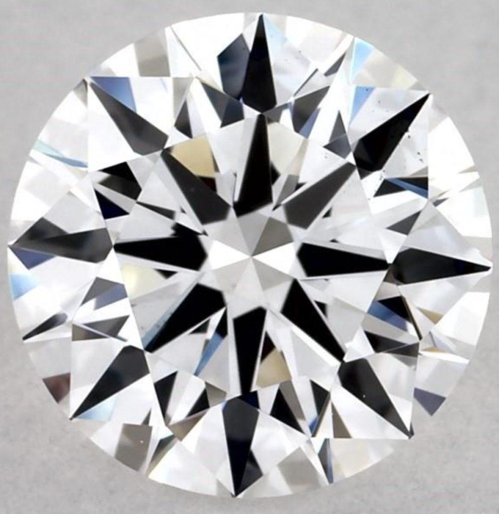 1.00 carat E VS1 lab grown diamond