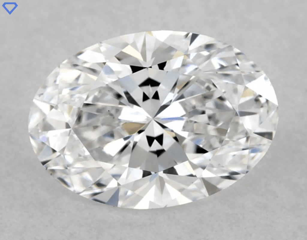 Oval cut diamonds