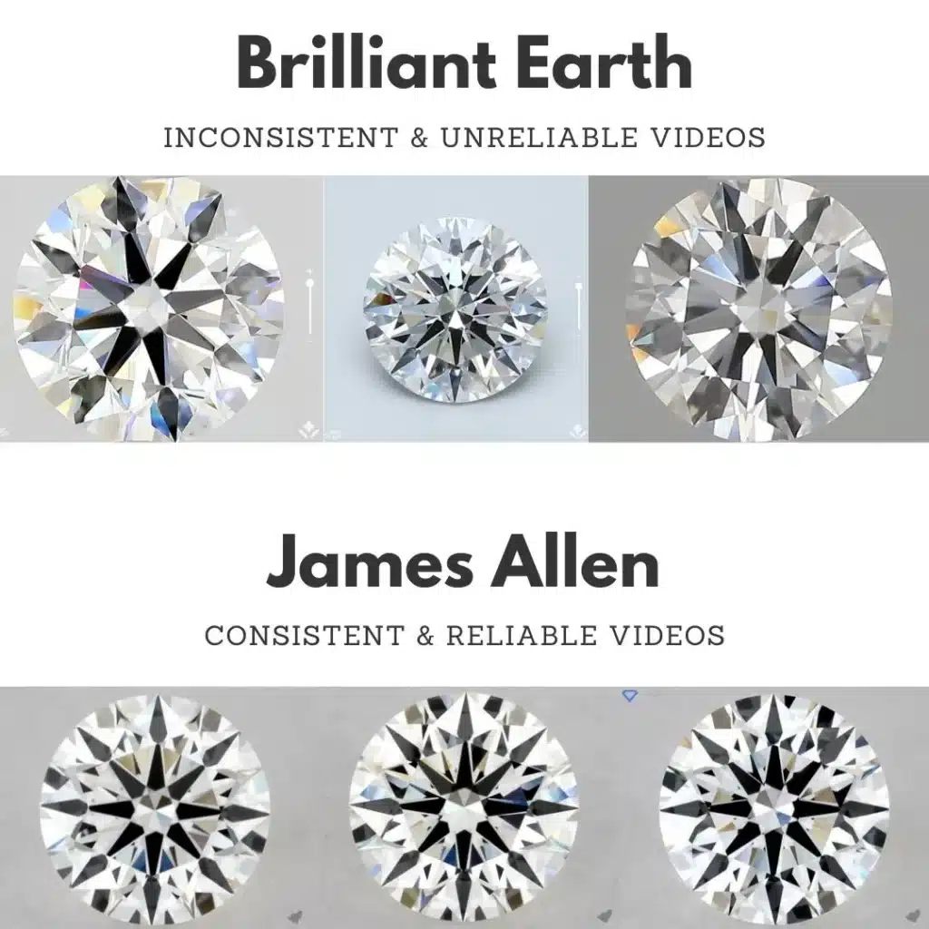 Horizontal Diamond Pendant in 18K White Gold | Brilliant Earth