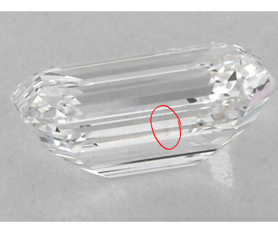 graining inclusions on a lab grown diamond clarity grade
