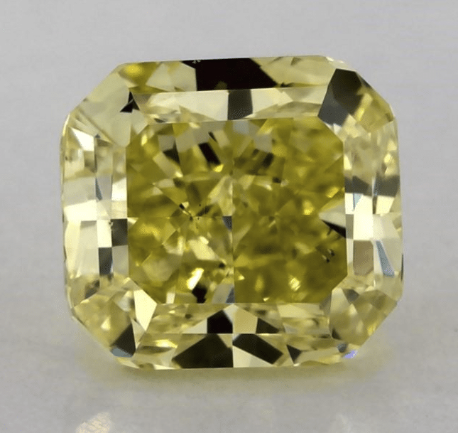 1.01 carat fancy vivid yellow natural diamond