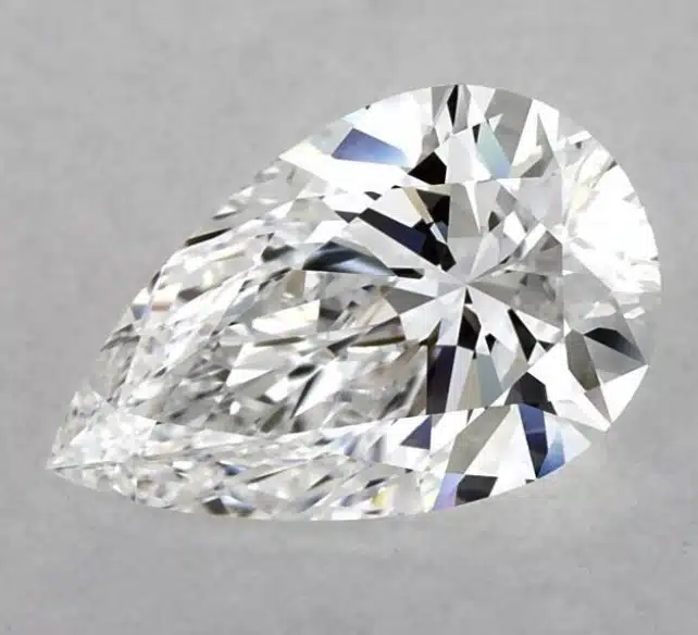 test yourself is that a natural or a lab grown pear cut diamond