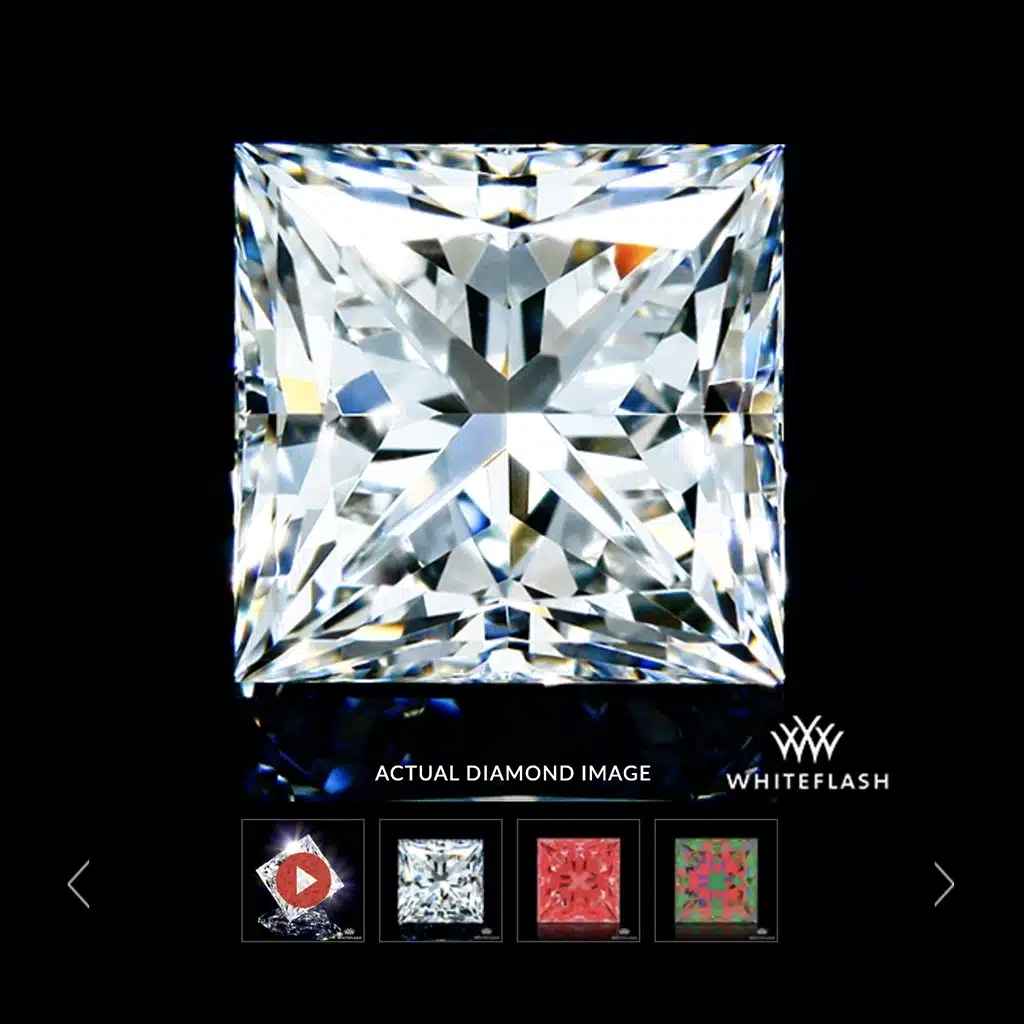 whiteflash princess cut diamond review