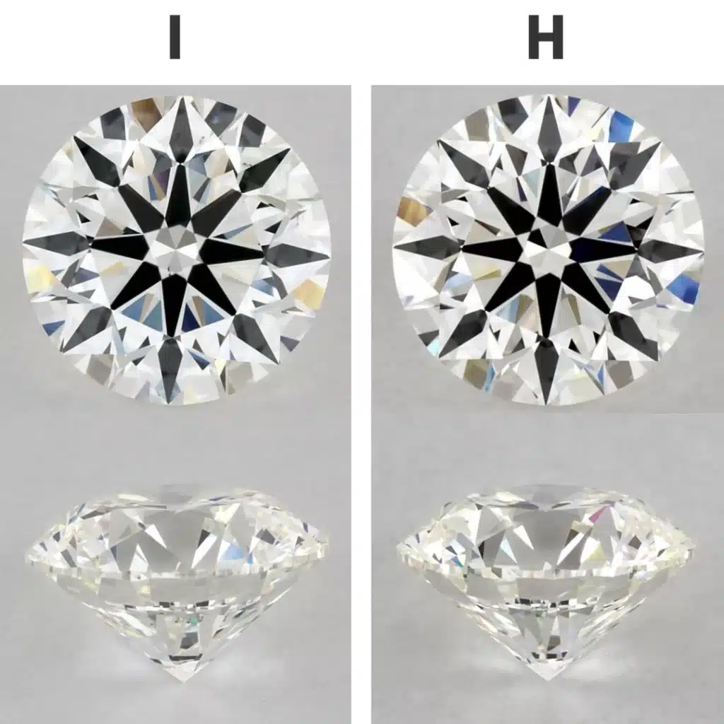 I vs H color diamond