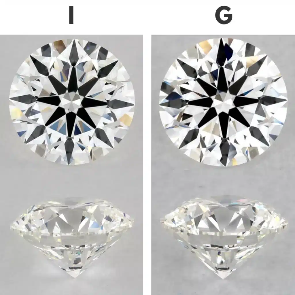 I vs g color diamond