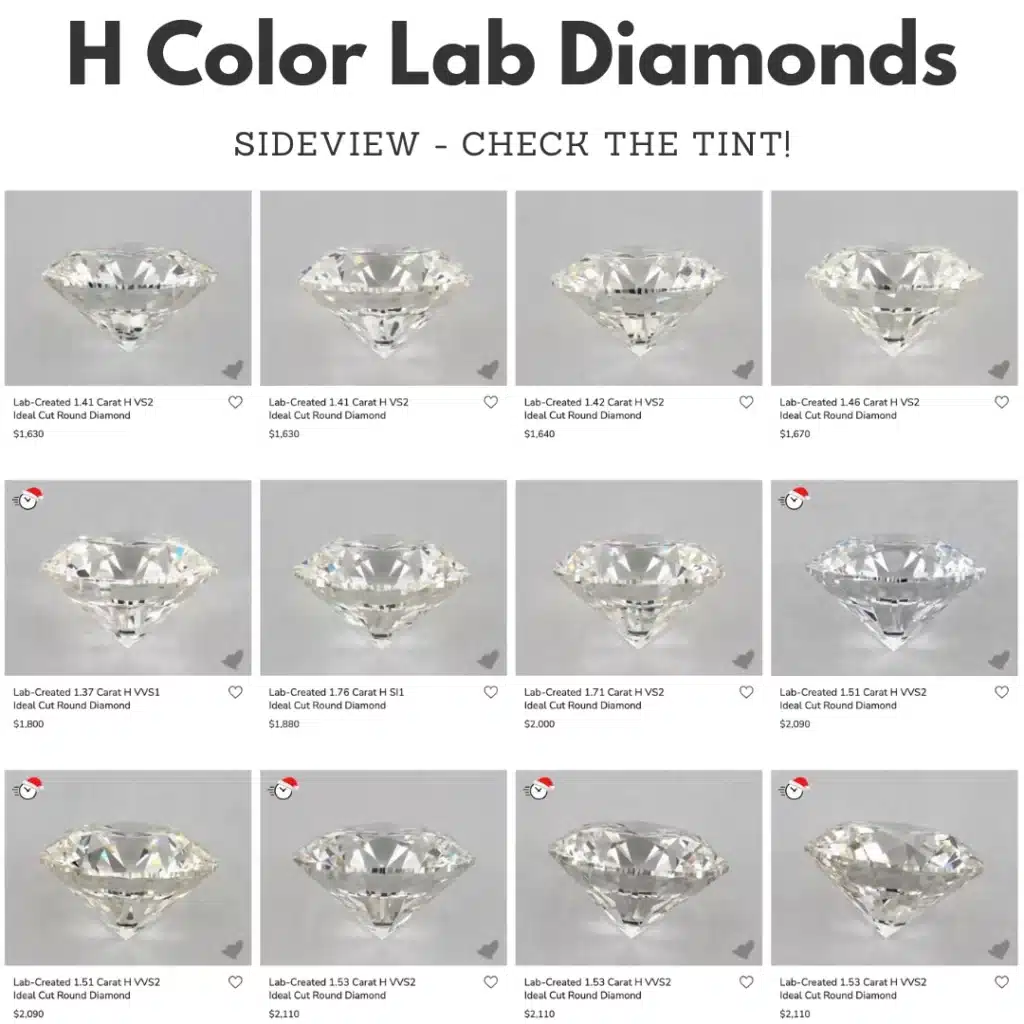 h color lab grown diamonds