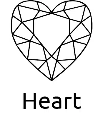 heart shape diamond search