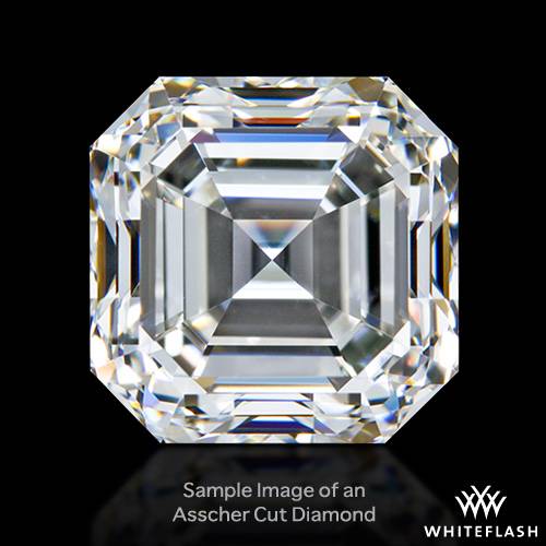 0.75 Carat E VS1 Asscher Cut Natural Diamond